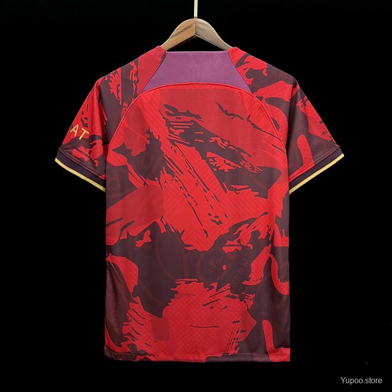 PSG 24/25  Red Special Jersey  FANS