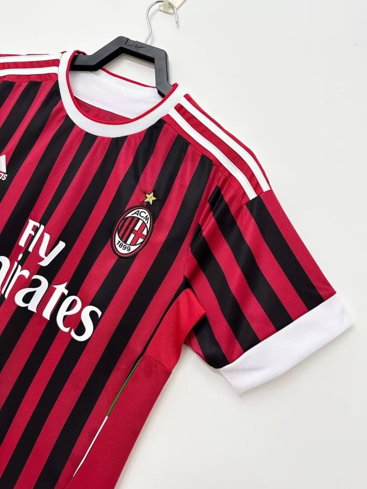 AC Milan Retro 2011-2012 season home jersey