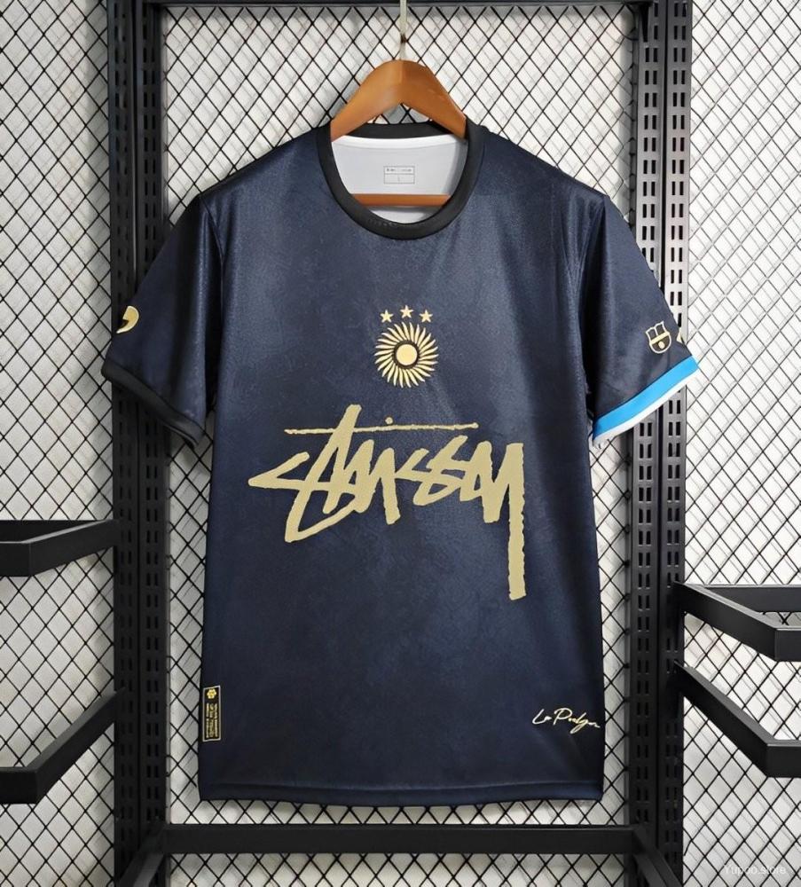 Argentina 24/25 x Stussy Black Special Jersey-Fans Version
