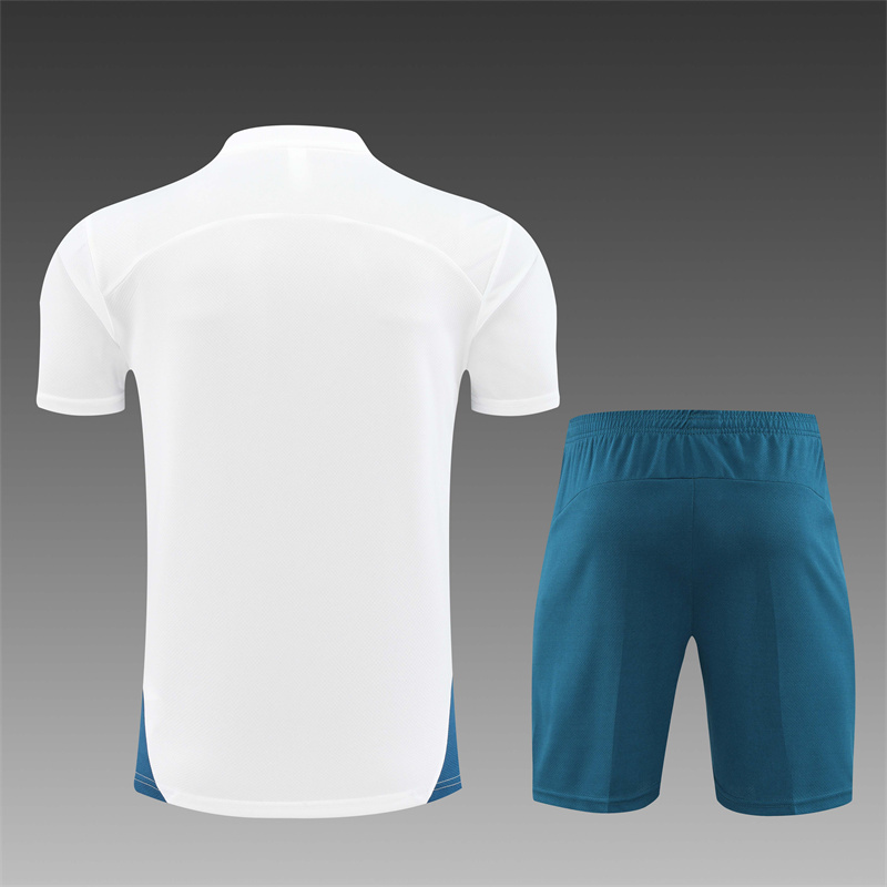 Olympique Marseille 24/25  Adults Training Soccer Jerseys Short Short sleeves+bottoms
