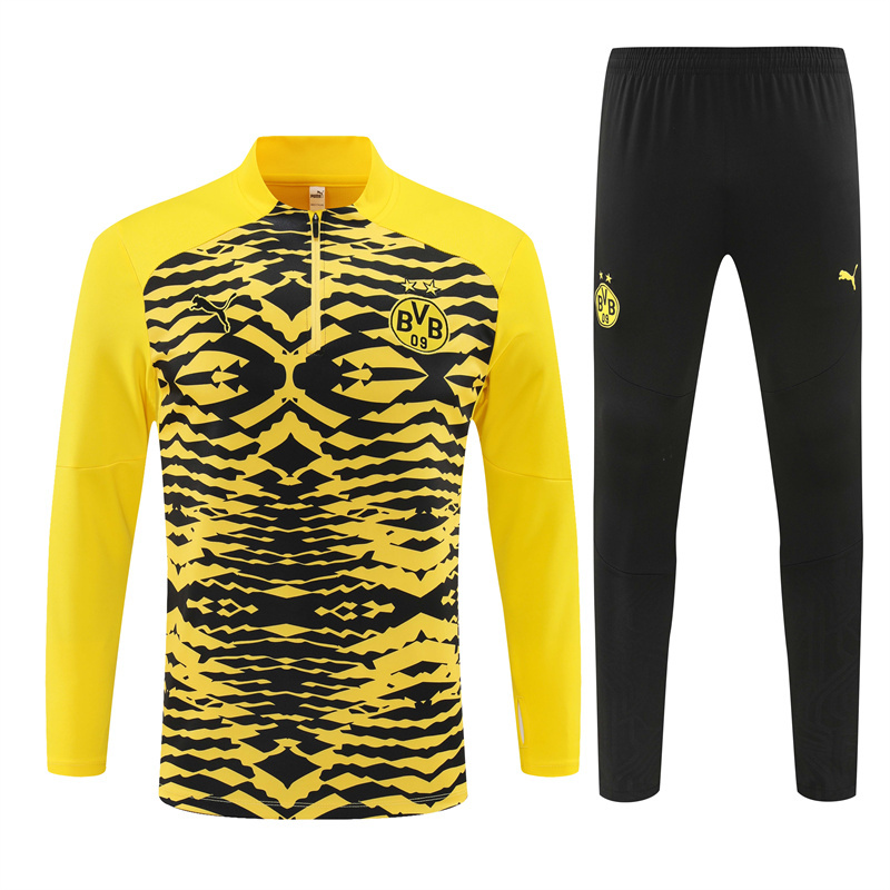 Borussia Dortmund 24-25 adult half-zip training suit Top + pants