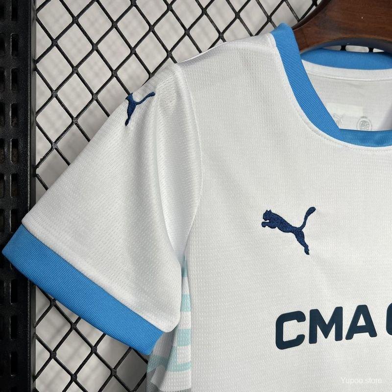 Olympique Marseille 24/25 Kids  Home Jersey Top + pants