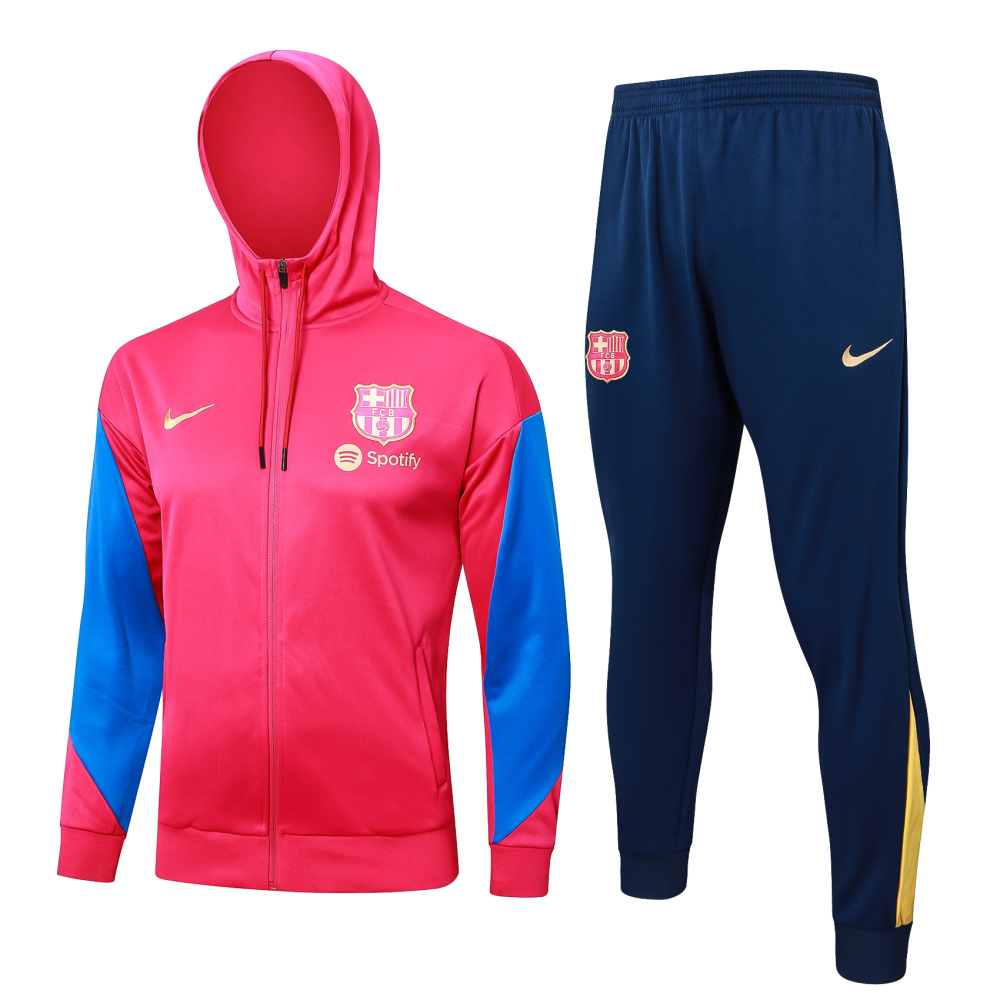 Barcelona 24-25 Adult  coat with full zipper and cap, training suit top and pants