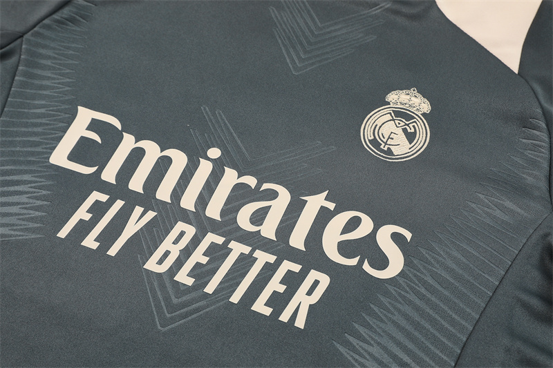 Real Madrid  24/25 KIDS  Long sleeves  half-zip training suit Top + pants