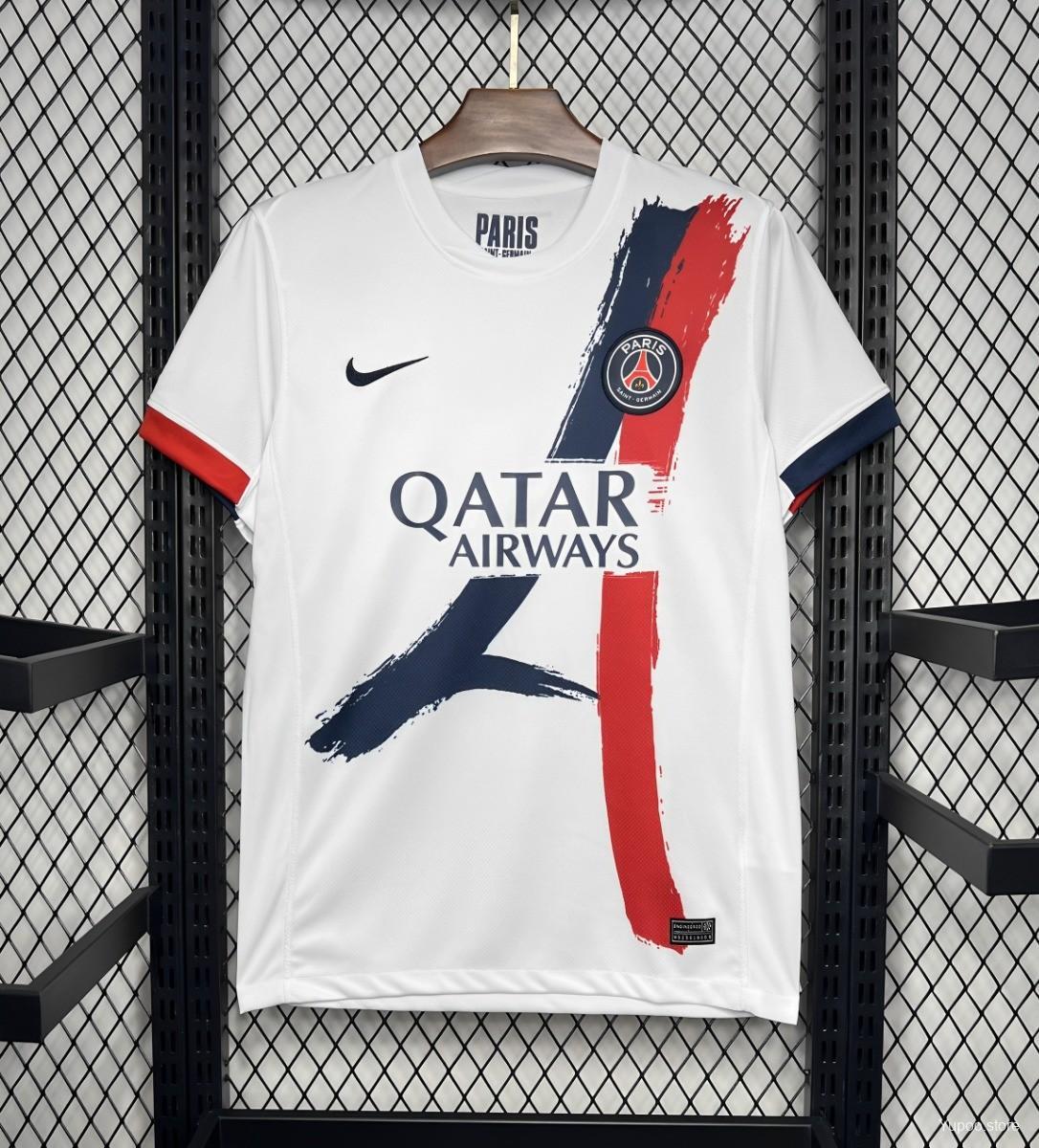PSG 24/25  FANS  Away White Jersey