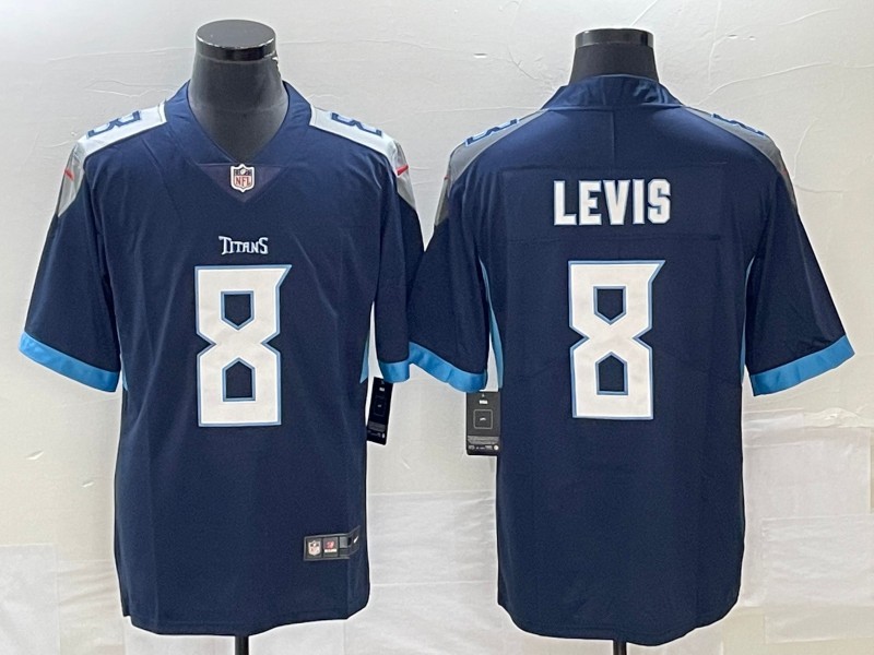 NFL Titans City Royals LEVIS No. 8  baseball uniform