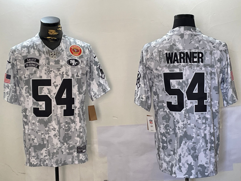 NFL 49ers City Royals WARNER No. 54  baseball uniform
