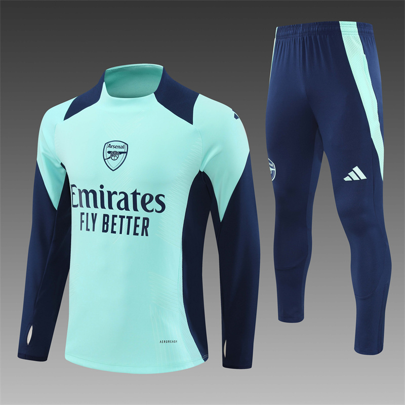 Arsenal  24/25 KIDS  Long sleeves  half-zip training suit Top + pants