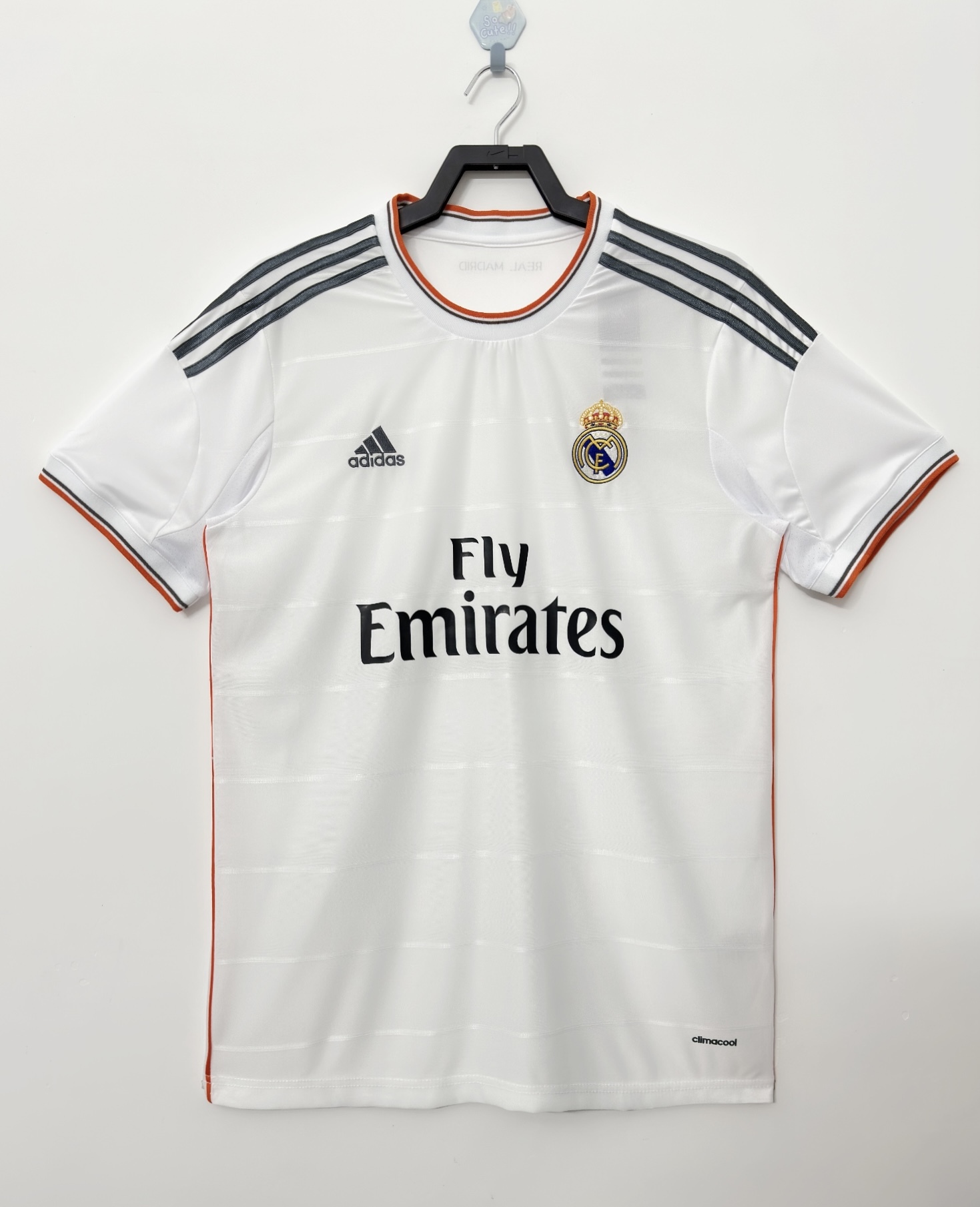 Real Madrid Retro 2013-2014 home court jersey