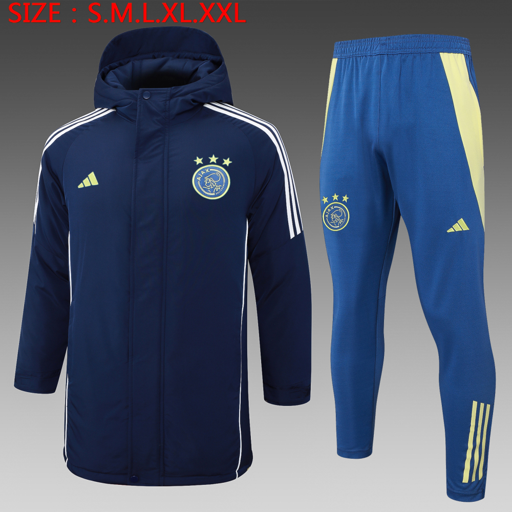 24-25 Ajax royal blue cotton coat.