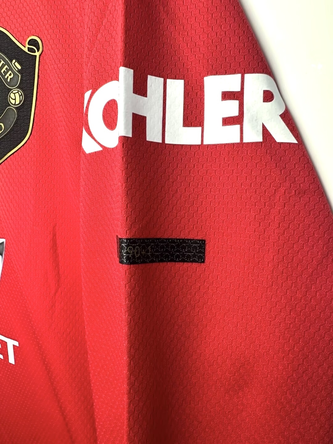 Manchester United Retro 2019-2020 season long home jersey