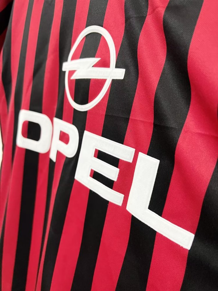 AC Milan Retro 1999-2000 season home jersey