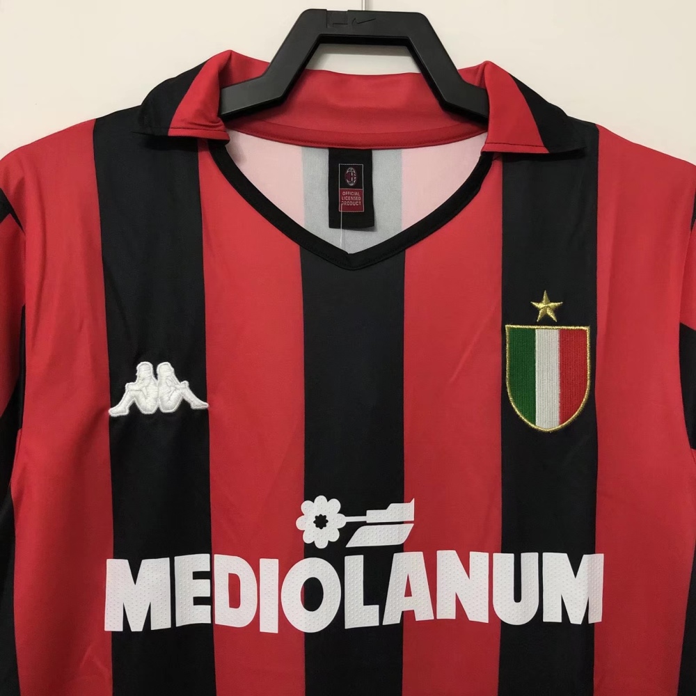 AC Milan Retro 1988-1989 season home jersey
