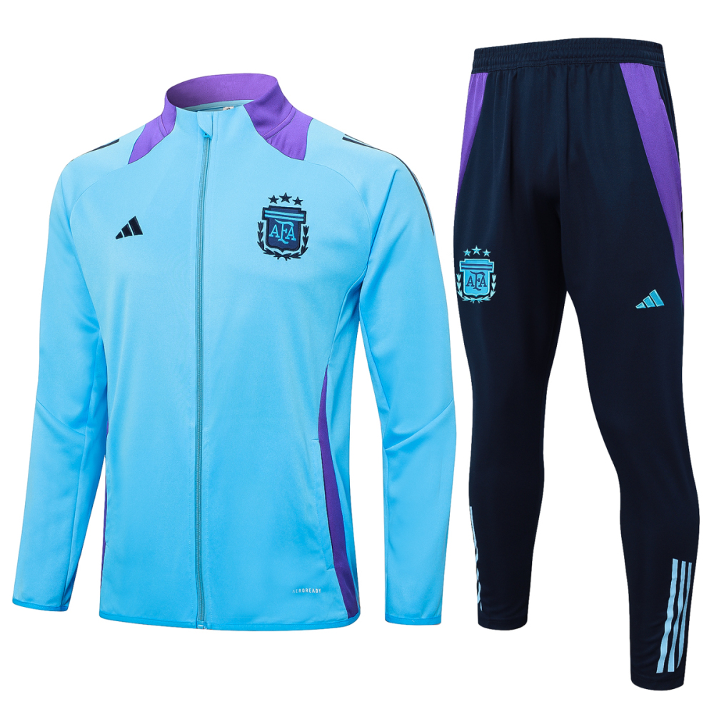 Argentina 24/25 Adults Long Zipper Training Jersey top + pants