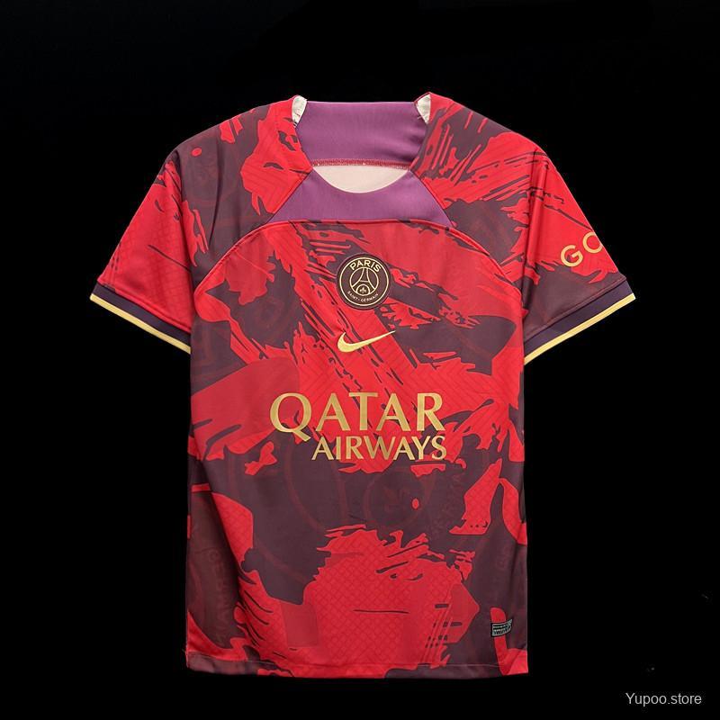 PSG 24/25  Red Special Jersey  FANS