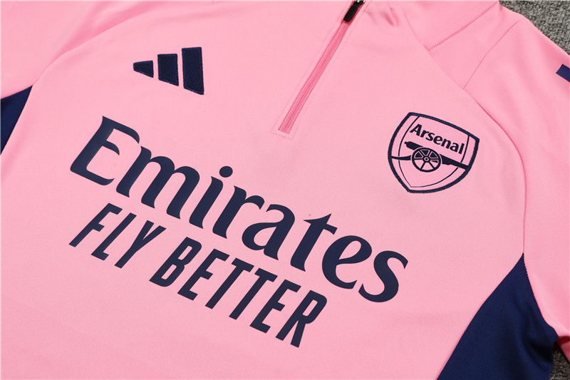 Arsenal 24/25 Adults  Long sleeves  half-zip training suit Top + pants