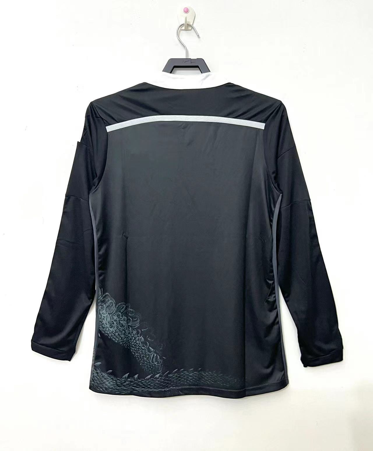 Real Madrid  Retro long sleeves 2014-2015 Second away game jersey