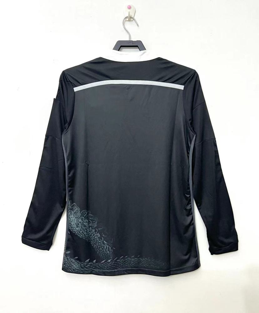 Real Madrid  Retro long sleeves 2014-2015 Second away game jersey