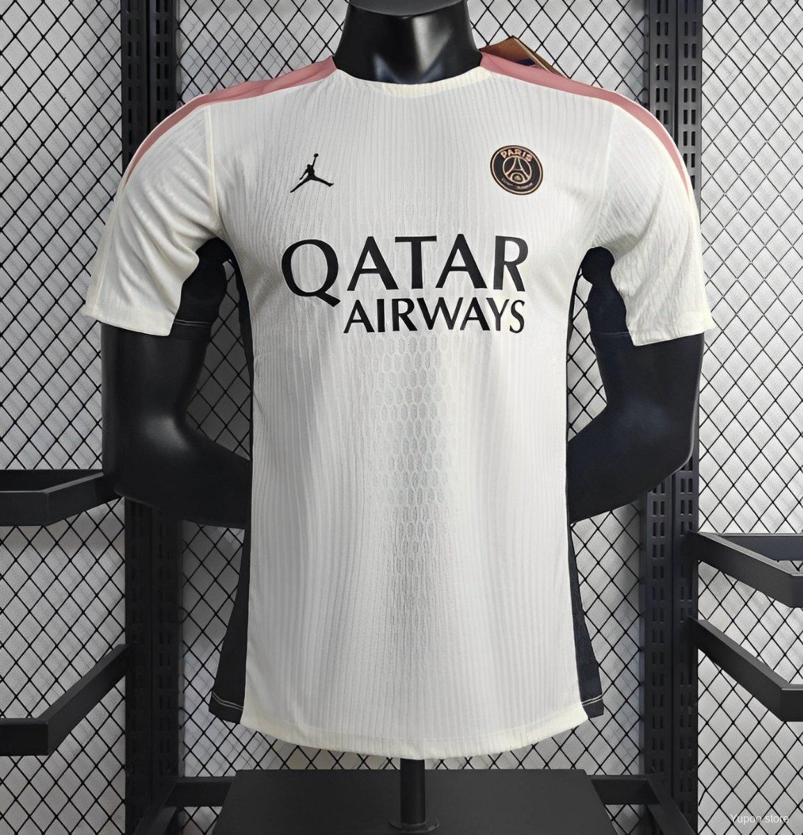 PSG  24/25 Player Version   White Training Jersey