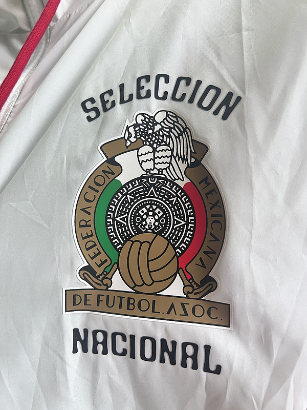 Mexico 2024 Long sleeves zipper Windbreaker