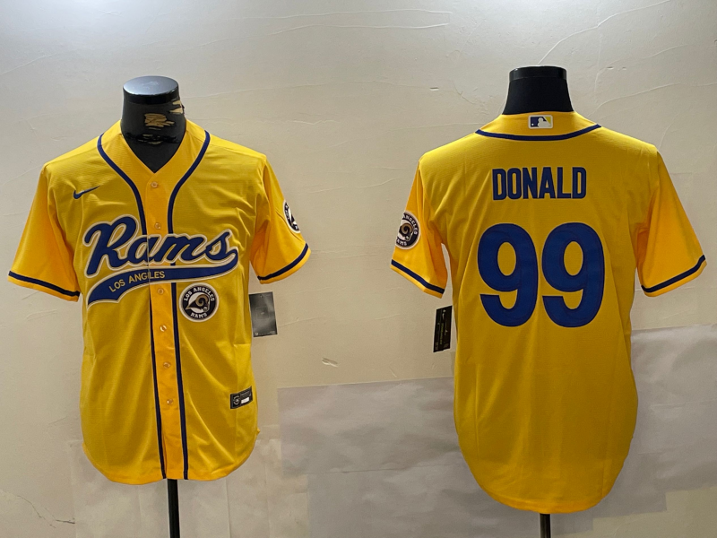 NFL Rams City Royals  baseball uniform