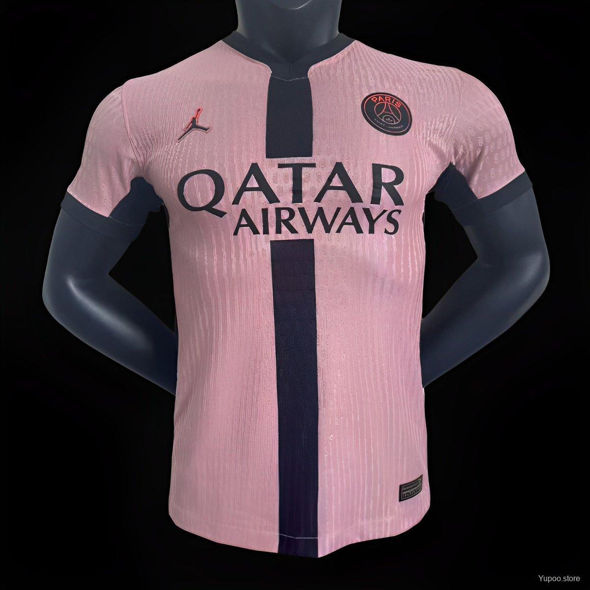 PSG 24/25 Player Version Third Pink Jersey