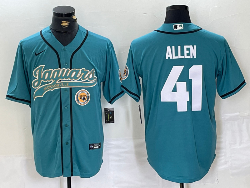 NFL Jaguars City Royals  baseball uniform
