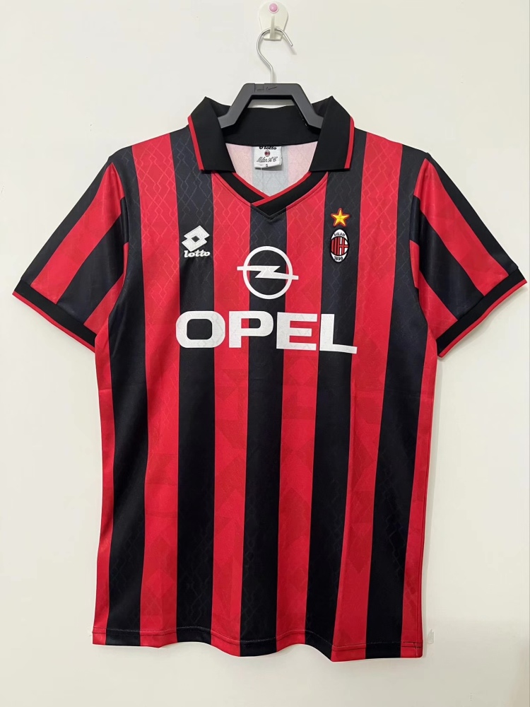 AC Milan Retro 1995-1996 season home jersey
