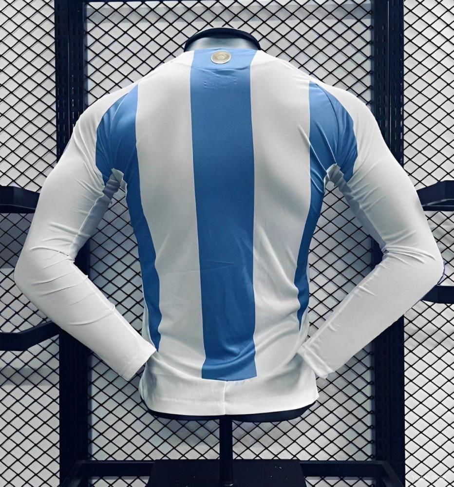 Argentina 24/25 Long Sleeve Home Jersey -Player Version