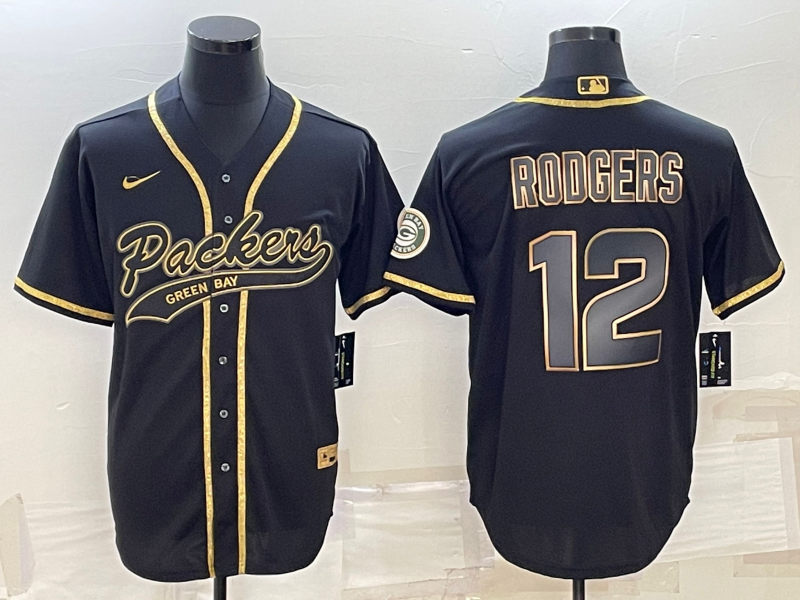 NFL Packers City Royals RODGERS No. 12  baseball uniform