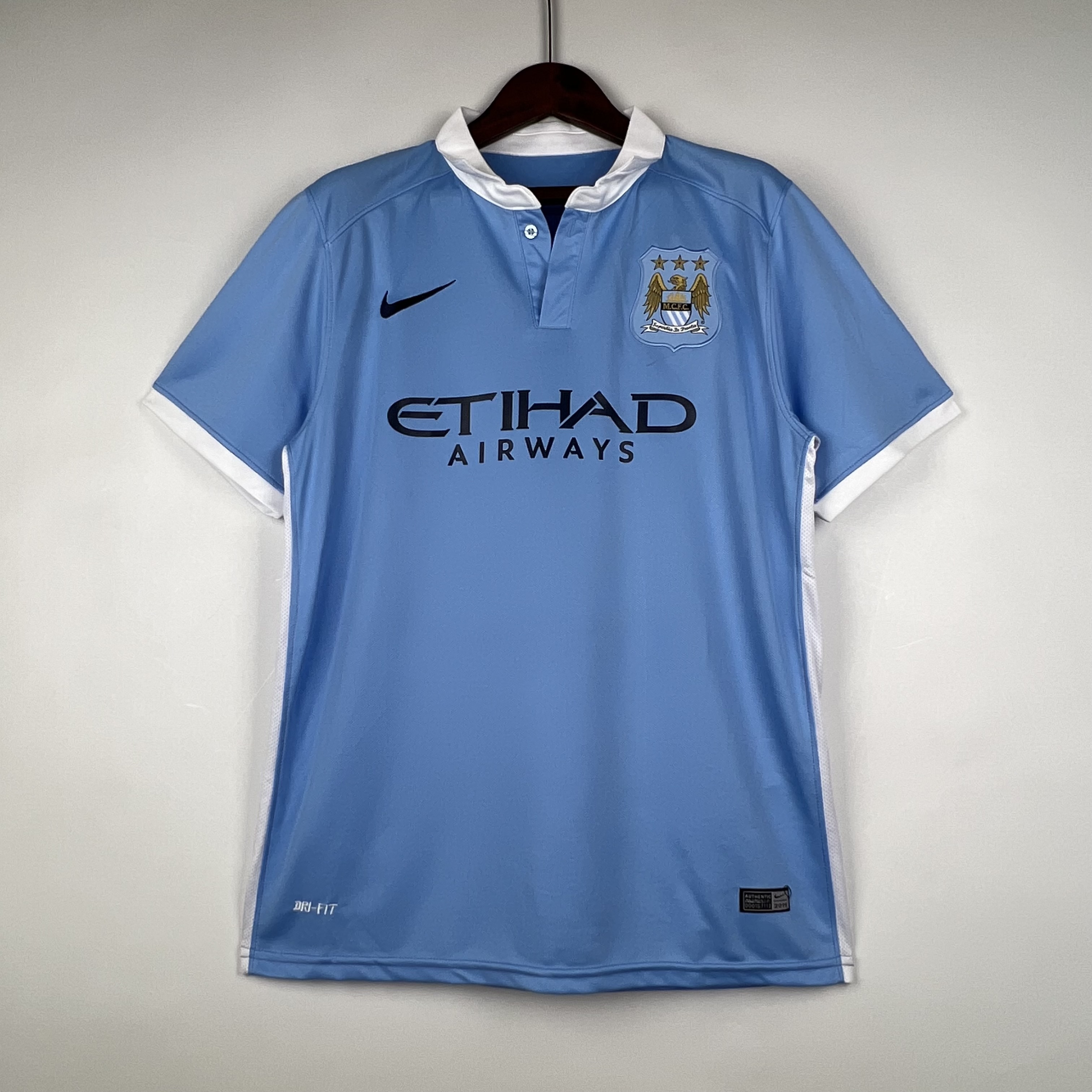 Manchester City Retro 15-16 Home Stadium Jersey