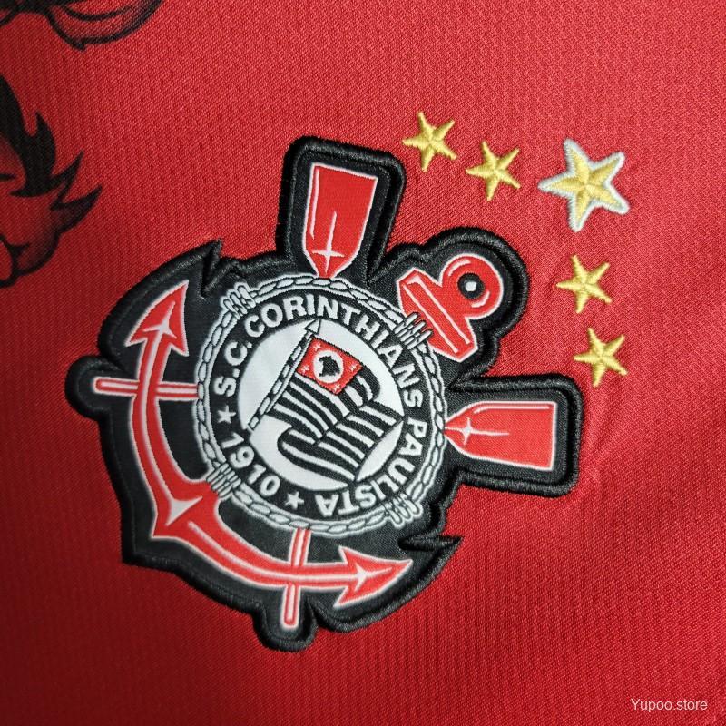 Corinthians Retro 11-12 THIRD Red Soccer Jersey