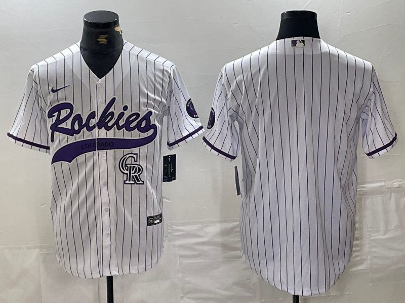 MLB Colorado Rockies baseball uniform