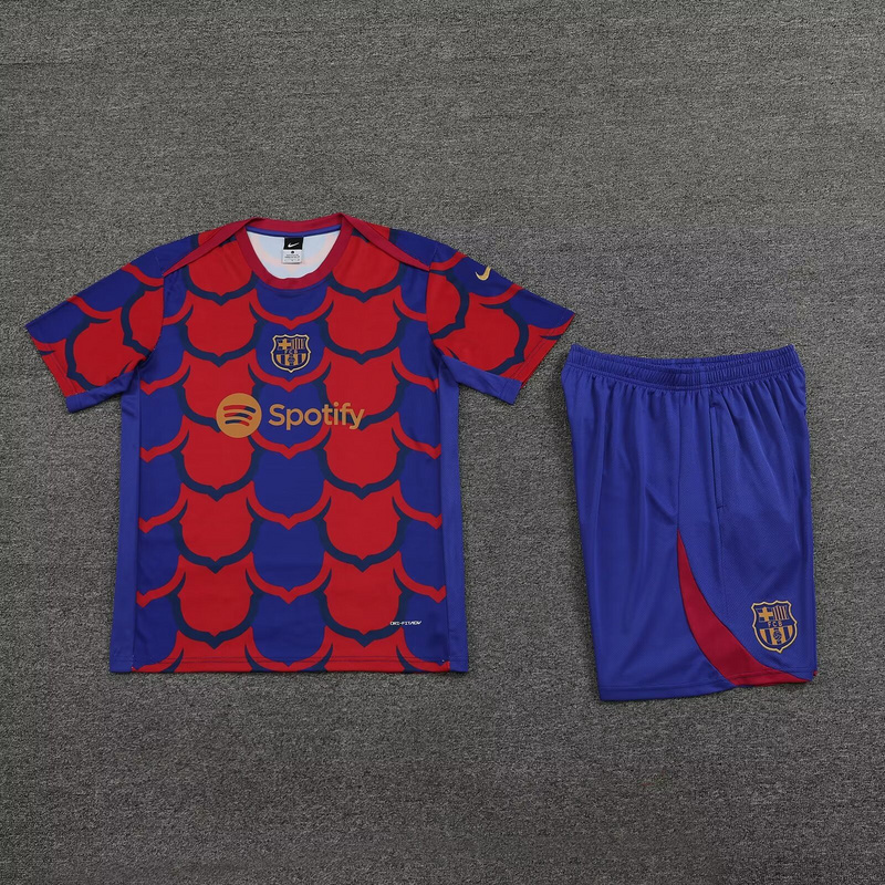 Barcelona 24/25 Adults short sleeved training suit with top and pants