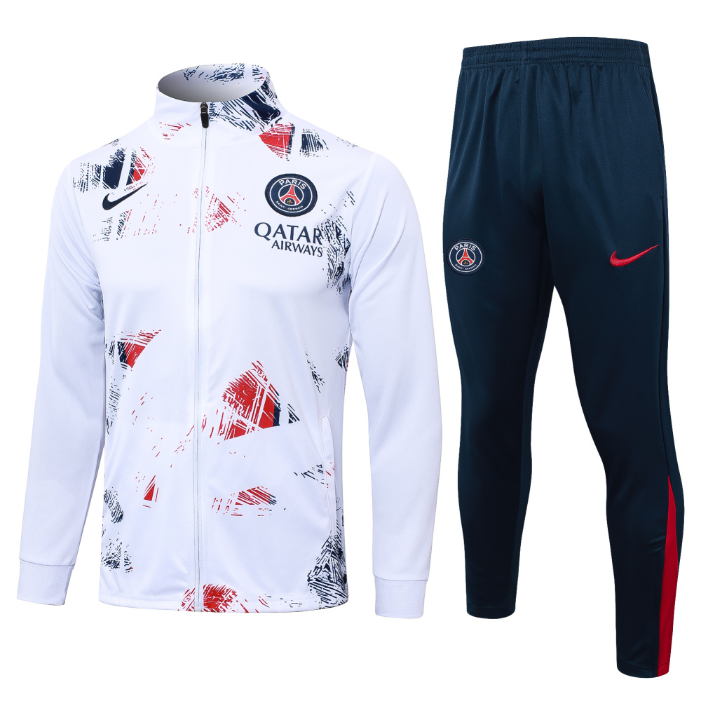 PSG 24-25 kids Long Zipper Training Jersey  top + pants