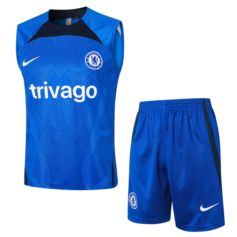 Chelsea 24/25 Adults sleeveless  Jersey+Shorts ﻿