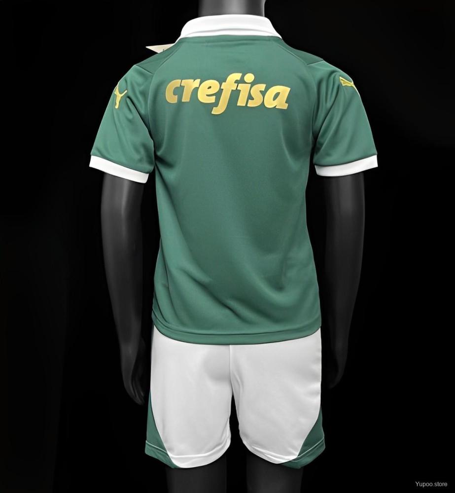 Palmeiras 24/25 KIDS Home Jersey Short sleeves+bottoms