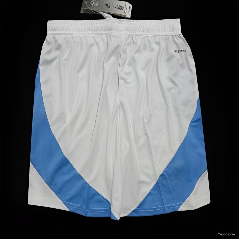 Argentina 24/25 Home White Shorts- Fans Version