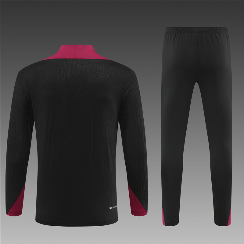 PSG  24/25 kids  Long sleeves half-zip training suit Top + pants