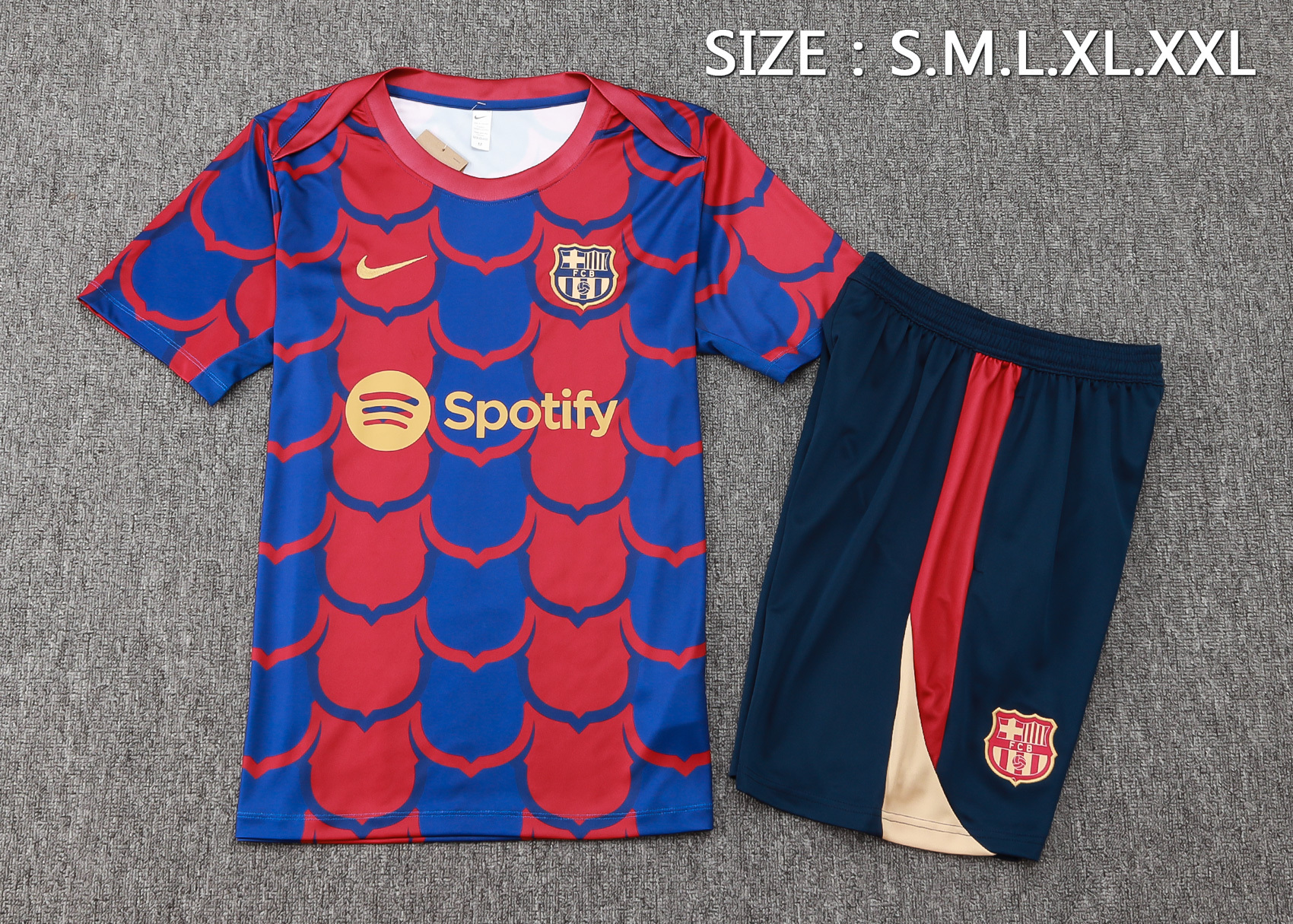 Barcelona 24/25 Adult short sleeved training suit top+pants
