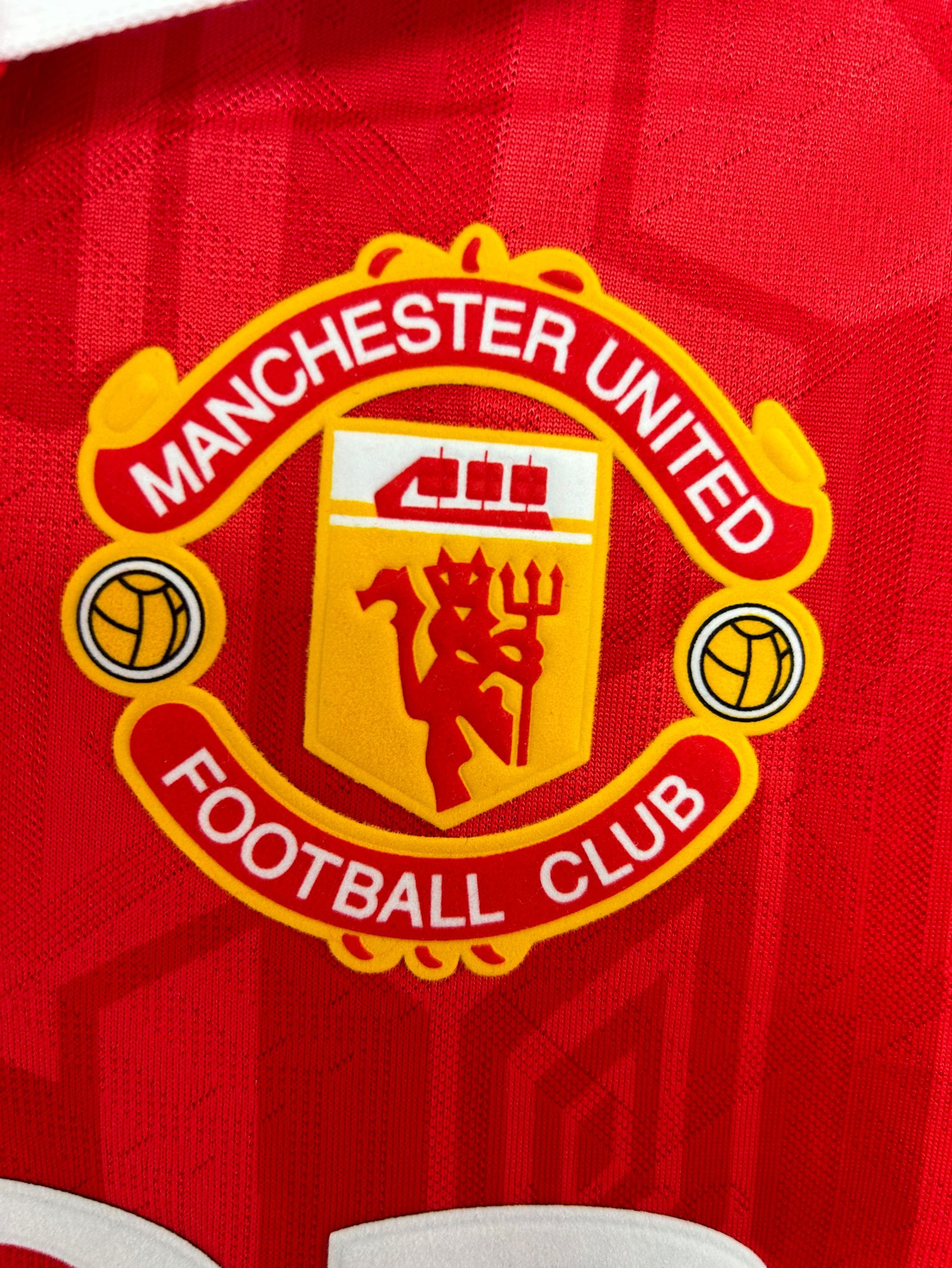 Manchester United Retro 1992-1994 season long home jersey
