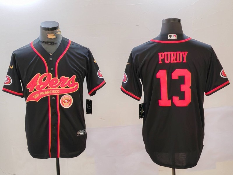 NFL 49ers City Royals PURDY No. 13  baseball uniform