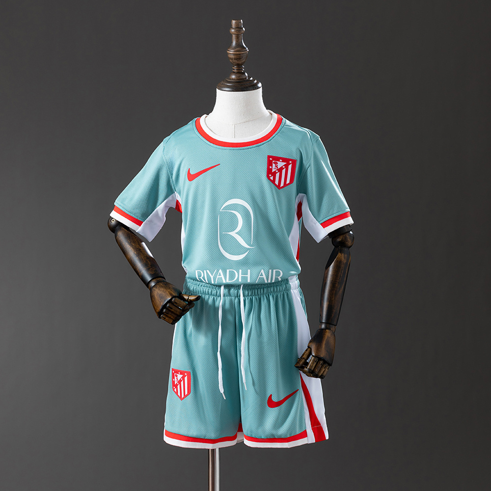Atletico Madrid 2024-25 Away kids kit Jersey SZIE 16-28