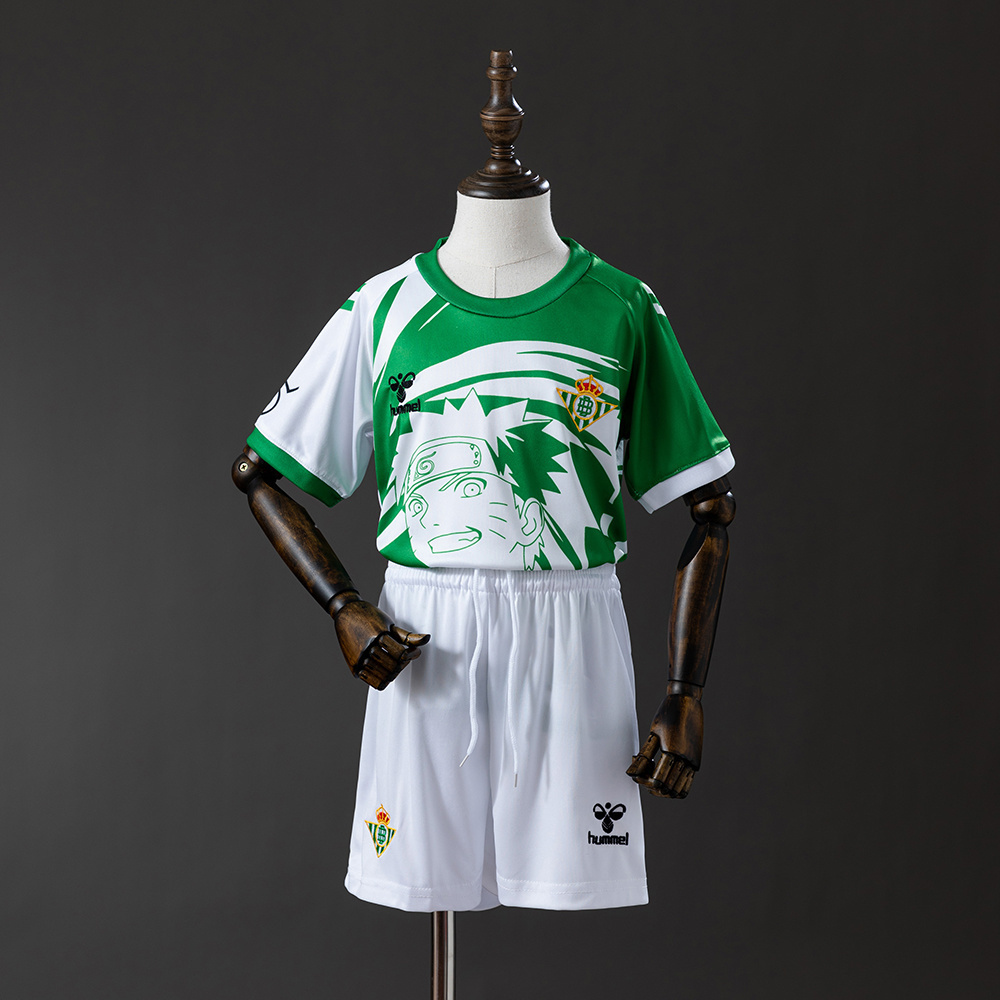 Real Betis 25-26 Comic Edition Kids Kit Jersey Size 16-28