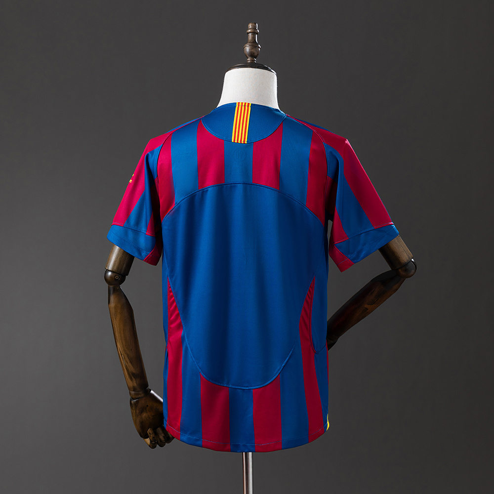 Barcelona 05-06 Home  UEFA Champions League Edition Retro Jersey S-XXL