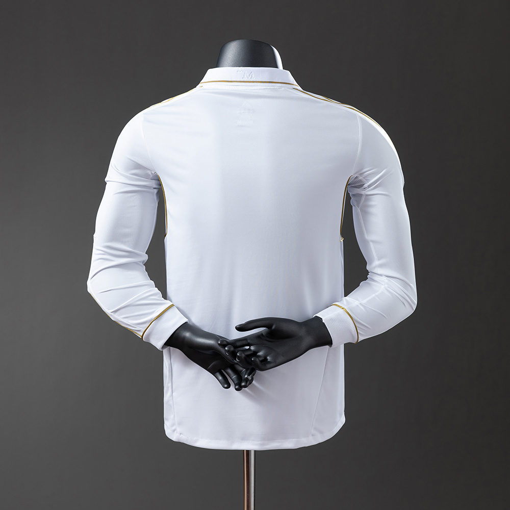 Real Madrid 11-12 Home Long Sleeve Player Version Retro Jersey S-3XL