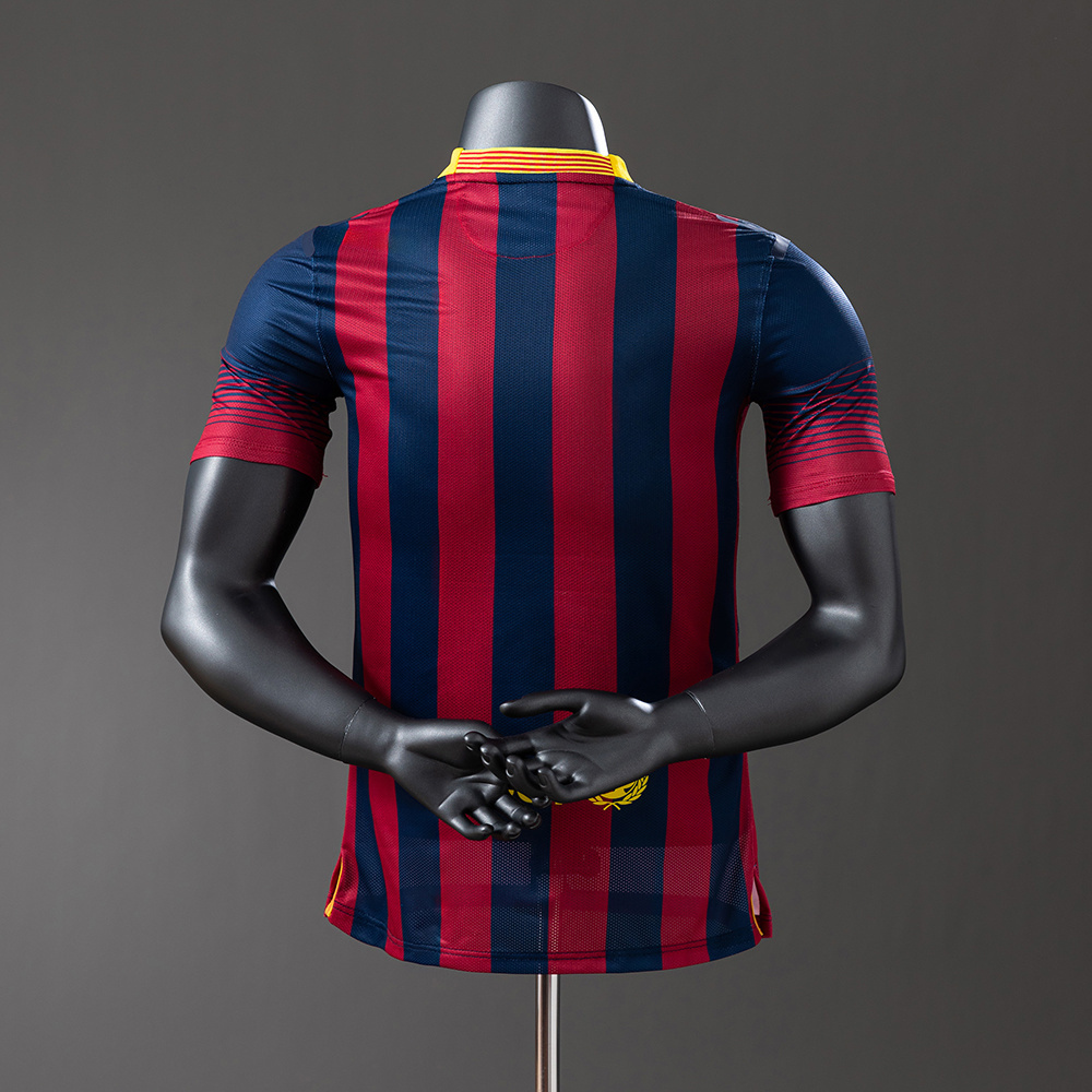 Barcelona 13-14 Home Player Version Retro Jersey S-3XL