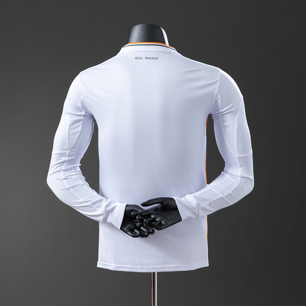 Real Madrid 13-14 Home Long Sleeve Player Version Retro Jersey S-3XL