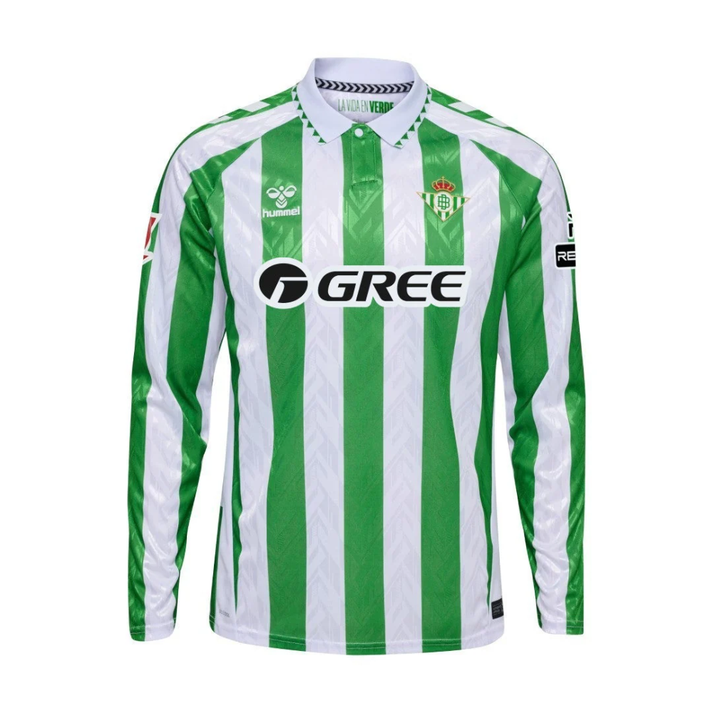 24-25 Long Sleeve Real Betis Home S-XXL
