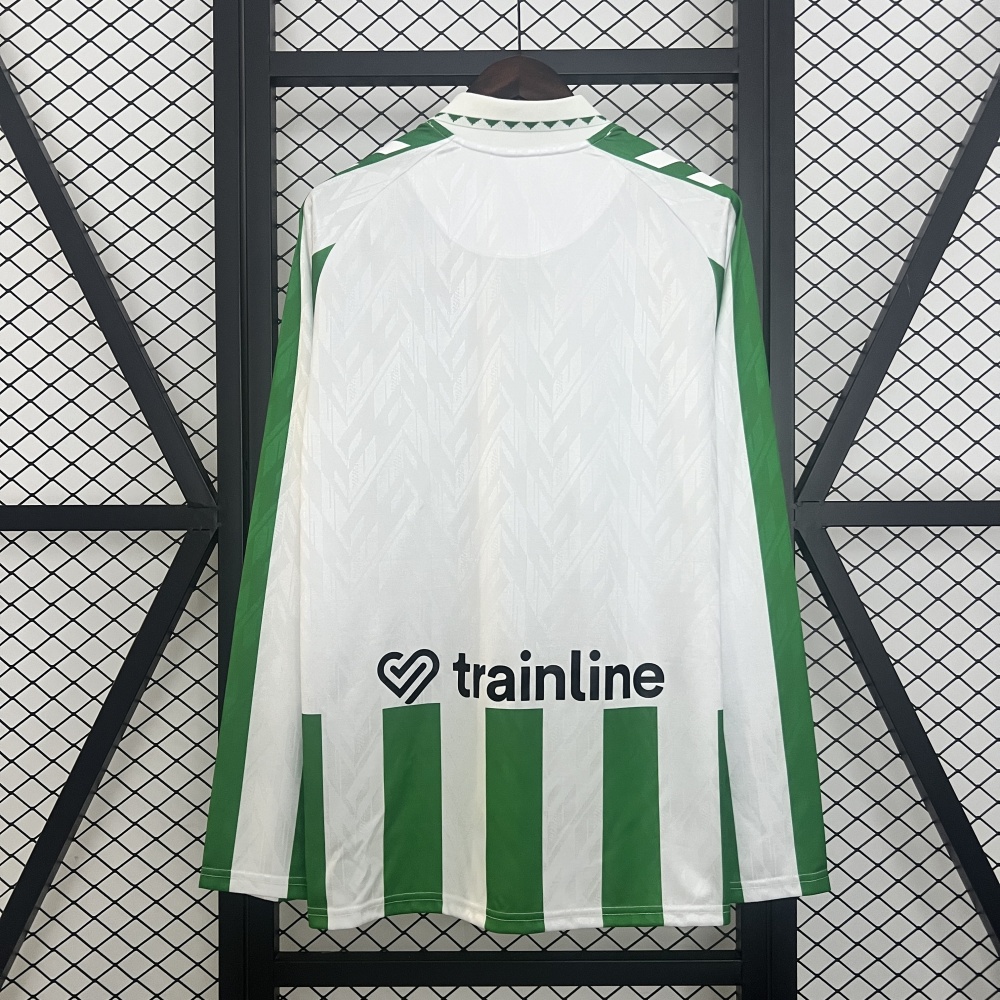 24-25 Long Sleeve Real Betis Home S-XXL